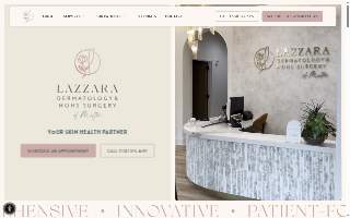 Lazzara Dermatology & Mohs Surgery of Milton, LLC website