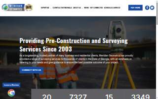 Meridian Geomatics, LLC of Alpharetta website