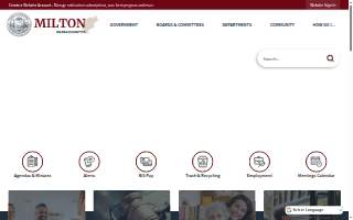 Milton Service website