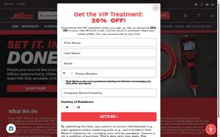 Milton Towing website