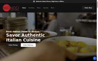 Mondo Italian Kitchen website