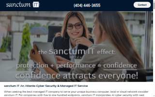 sanctum IT of Milton website