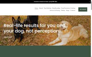 Solid K9 Solutions of Milton website