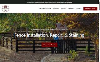 SPS Professional Fence website