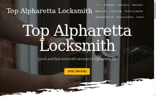 Top Alpharetta Locksmith LLC of Milton website