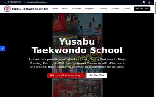 Yusabu Taekwondo Martial Arts website