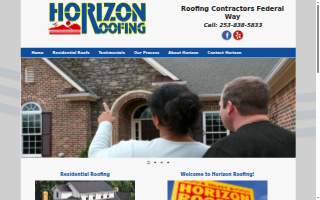 Horizon Roofing website