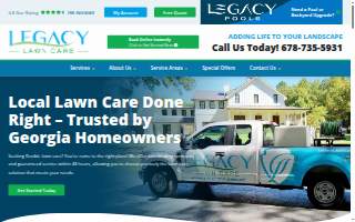 Legacy Lawn Care website