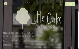 Little Oaks Preschool website