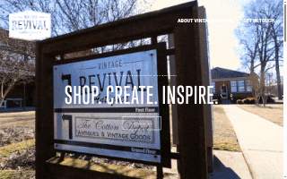 Vintage Revival Antiques website