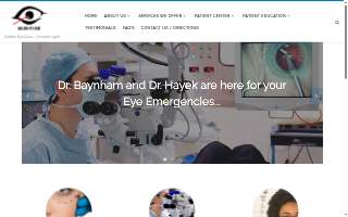 Walton Eye Care website