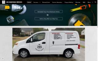 ZNS Handyman Service website