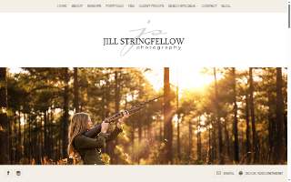Jill Stringfellow Photography website