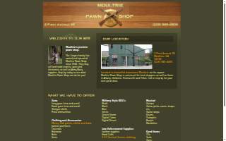 Moultrie Pawn Shop website