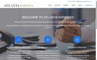 Atlanta Notaries website