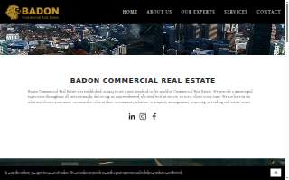 Badon Commercial Real Estate website