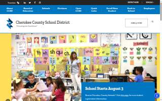 Cherokee County Senior Services website