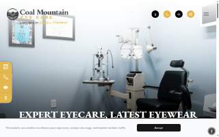 Coal Mountain Eye Care website