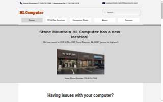 HL Computer of Mountain Park website