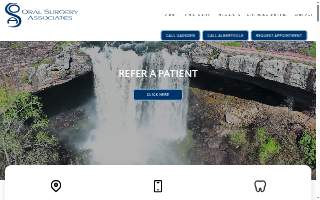 Oral Surgery Associates and Dental Implants Center website