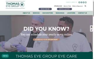 Thomas Eye Group - Stone Mountain website
