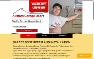 AllStars Garage Doors Service, LLC website
