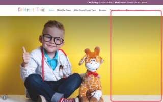 Childrens Clinic website
