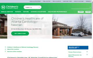 Children's Healthcare of Atlanta Cardiology - Newnan website