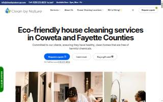 CLEAN BY NATURE LLC website
