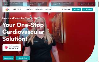 Heart and Vascular Care of Georgia website