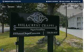 Higgins Hillcrest Chapel website