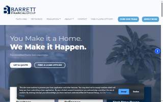 Jeff Wilmoth Mortgage, Powered by Barrett Financial Group, LLC website