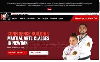 Karate Atlanta Newnan website