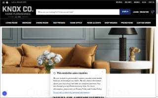 Knox Home Furnishings website