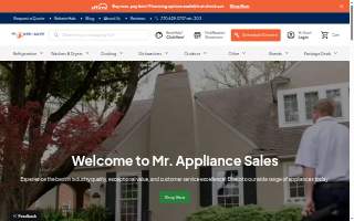 Mr. Appliance - Sales website