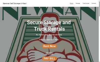 Newnan Self Storage website