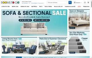Rooms For Less Furniture & Mattress website