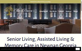 The Haven at Newnan || Assisted Living and Memory Care Senior Living Community website