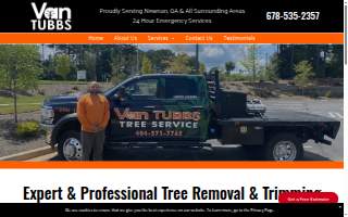 VanTubbs Tree Service, LLC website