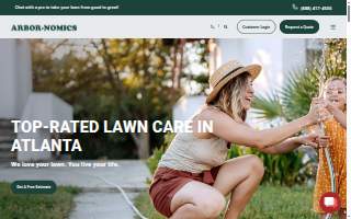 Arbor-Nomics Lawn Care - Norcross website