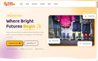 Bright Learning Academy of Norcross website