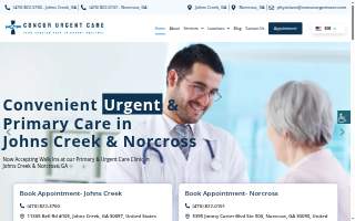 Concur Urgent & Primary Care Clinic - Norcross website