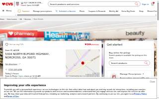 CVS Pharmacy of Norcross website