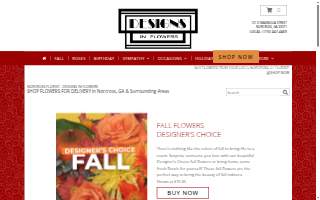 Designs In Flowers website