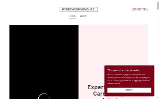 Dr. Miguel Jimenez, M.D.-MyOrthospineMD website