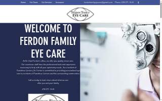 Ferdon Family Eye Care website