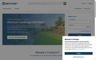 Heritage Pool Supply of Pooler website