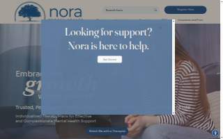 Nora Mental Health website