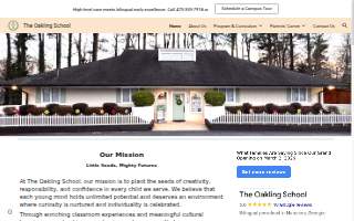 The Oakling School website
