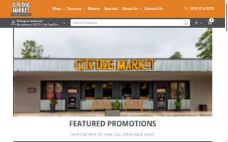 City Dog Market website